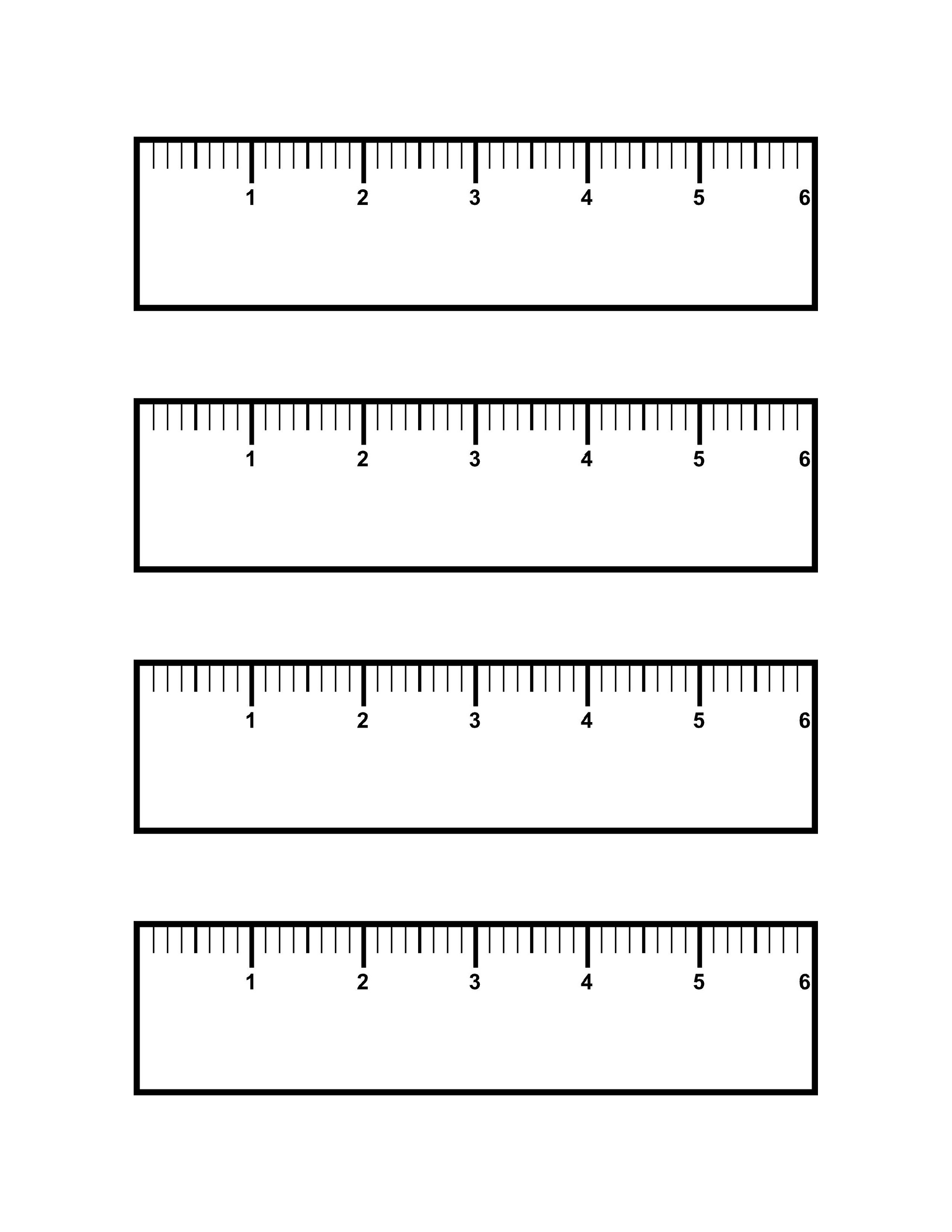Inch Ruler Printable Customize and Print