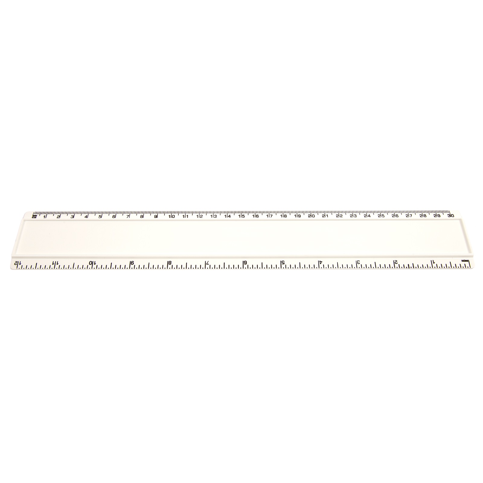 Blank Ruler Template White