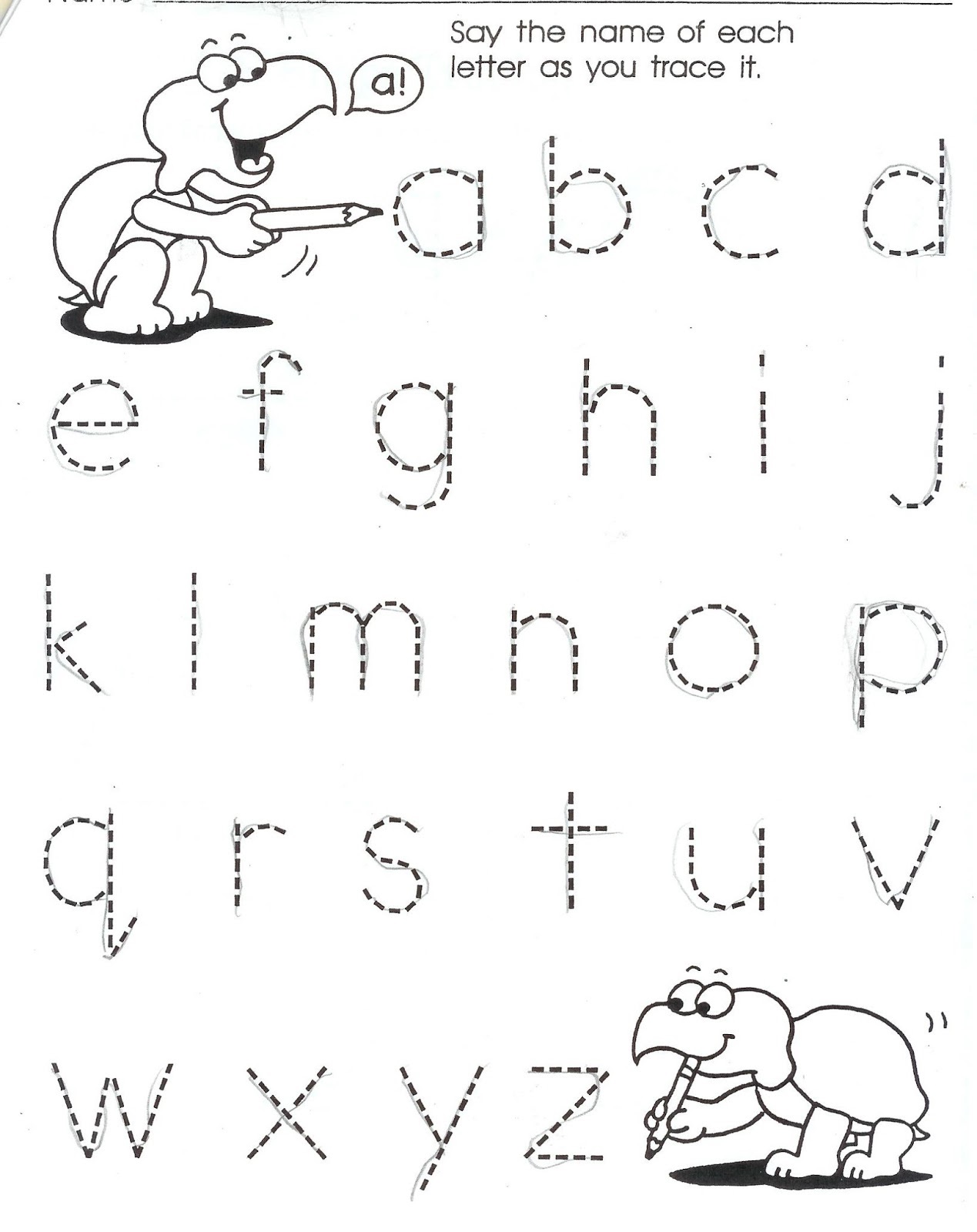 homework worksheets for preschool