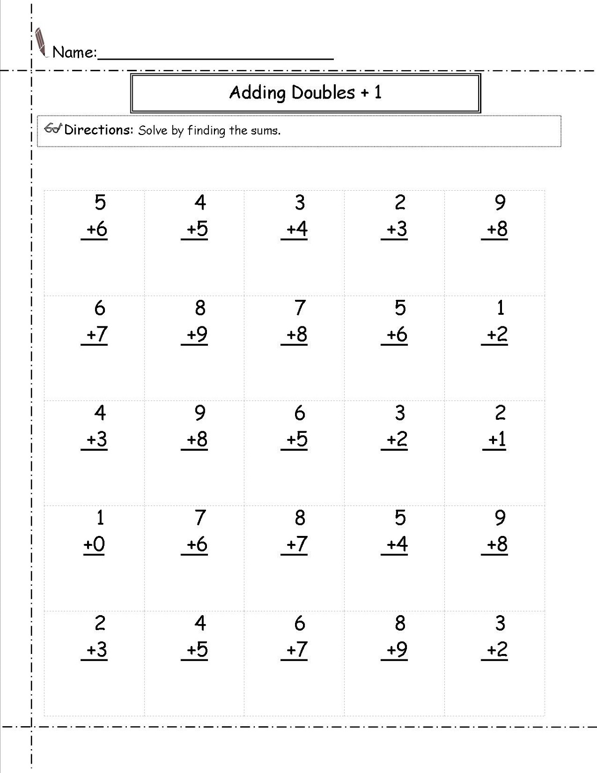 Free printable math workbooks for 1st grade