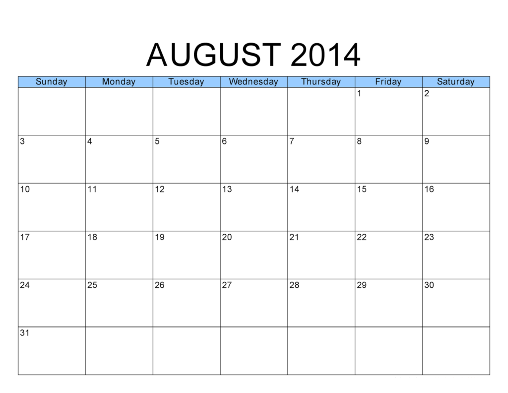 Printable Calendars | Activity Shelter