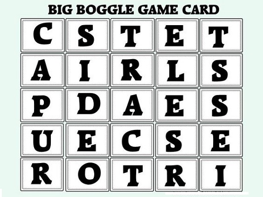 Boggle Game Rules Big