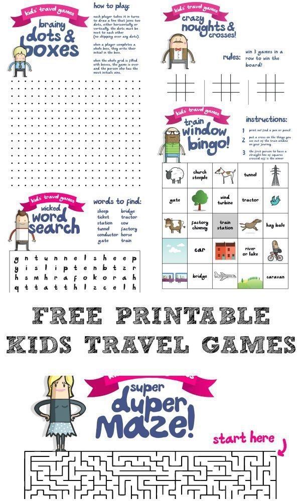 Travel Games for Kids: 22 Ways to Play The Dots and Boxes! Pencil