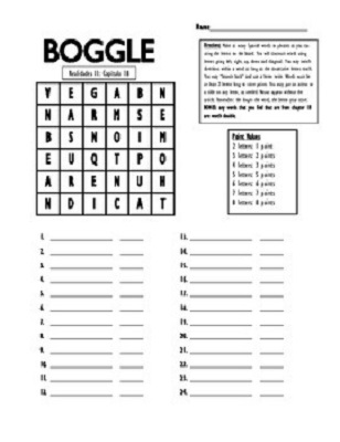 Rules of Boggle Original