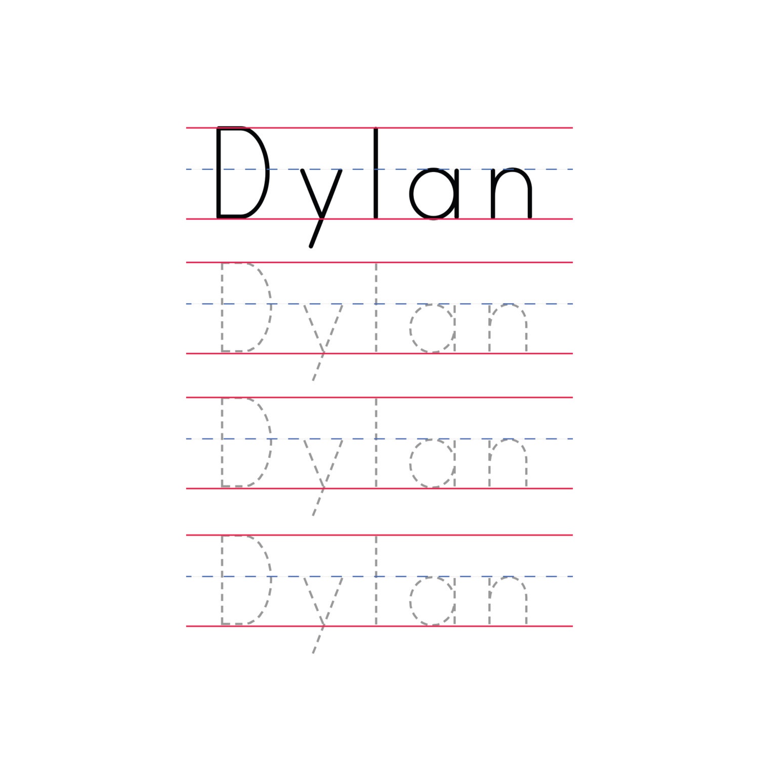Tracer Pages for Names Dylan
