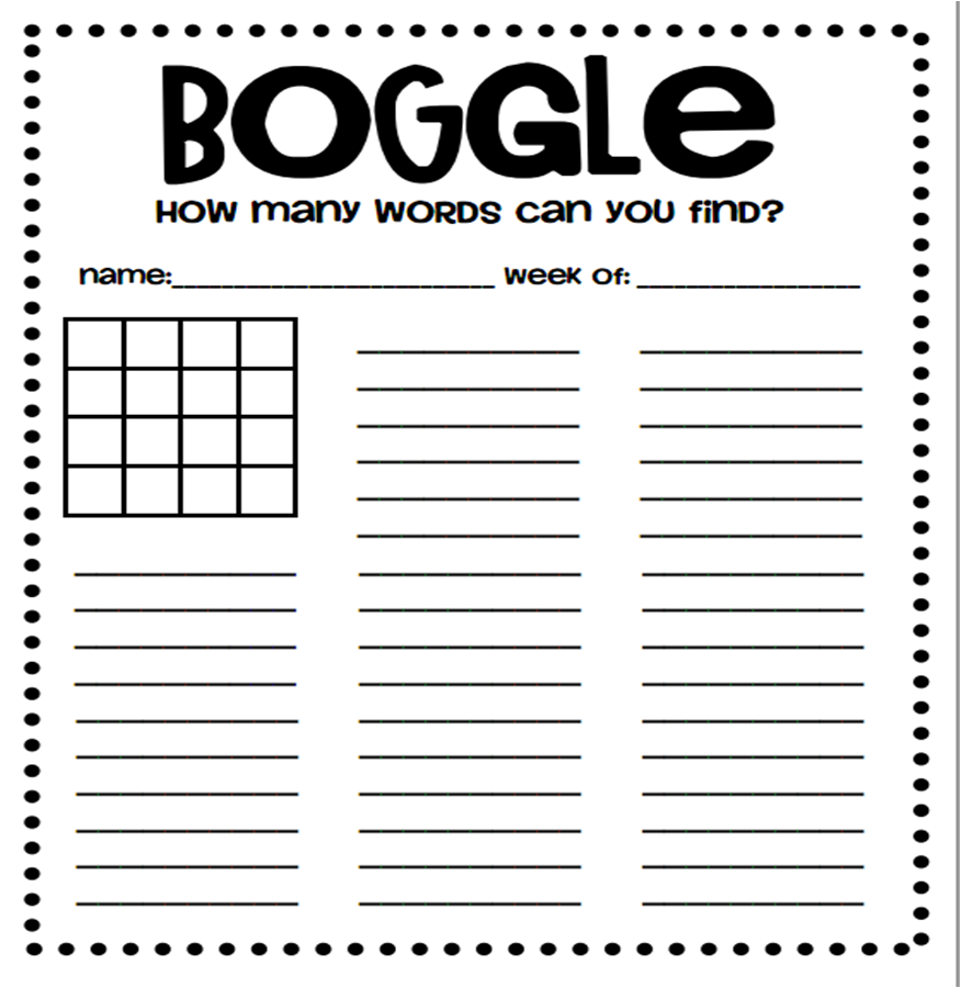 Boggle the Game Puzzle