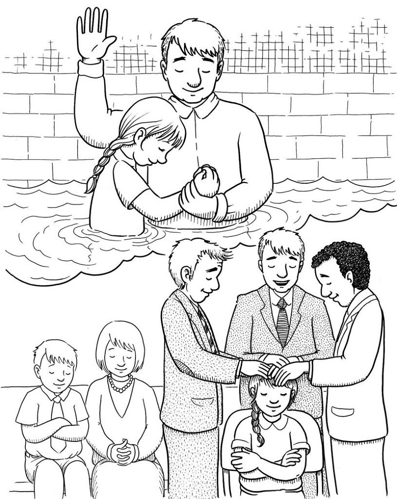 holy ghost coloring page free
