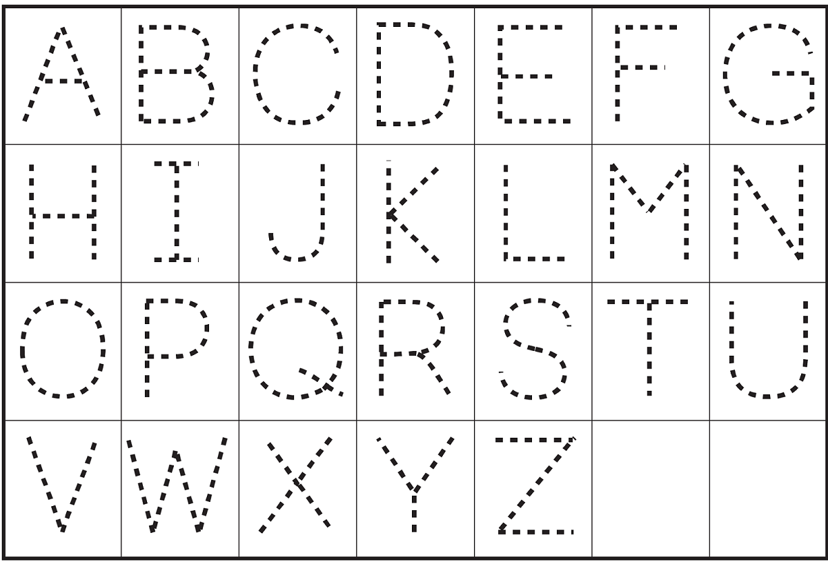 Traceable Letters Printable Customize And Print