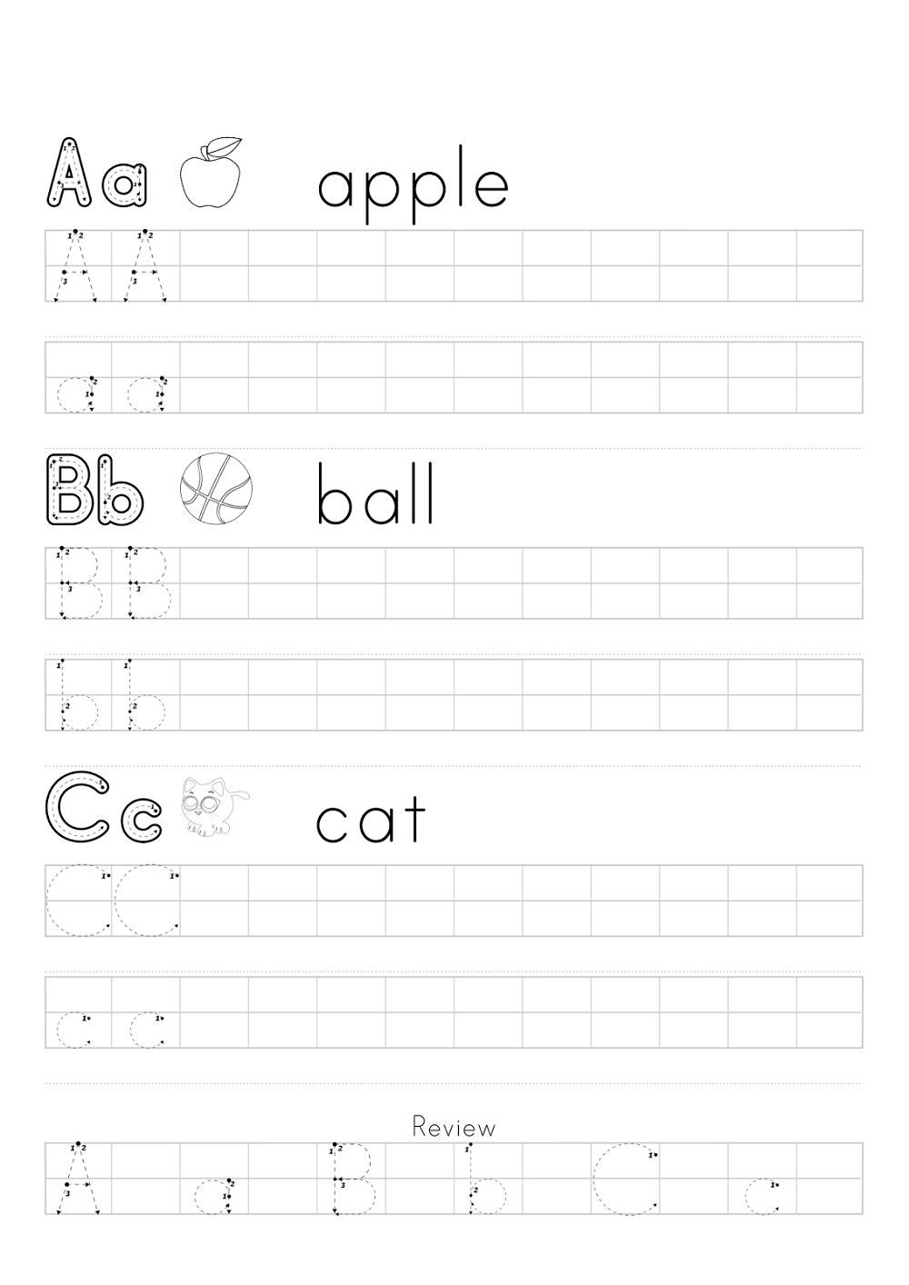 ABC Trace Worksheets 2019 | Activity Shelter