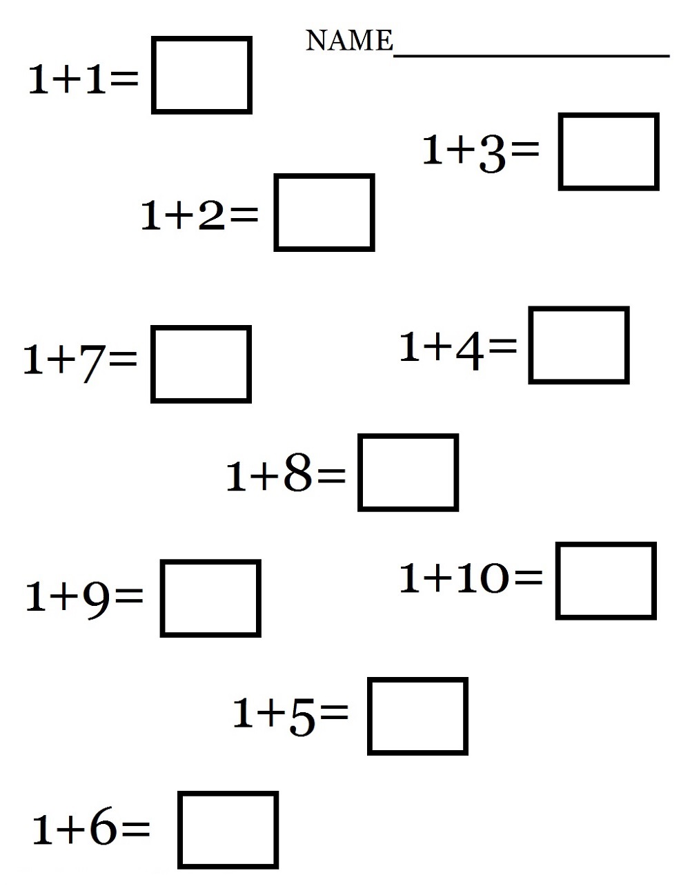 addition worksheets math