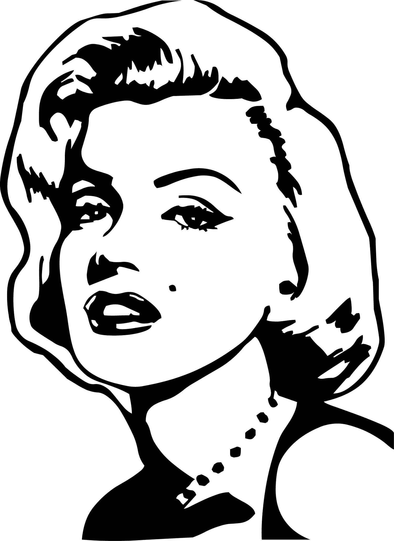 Marilyn Monroe Coloring Pages