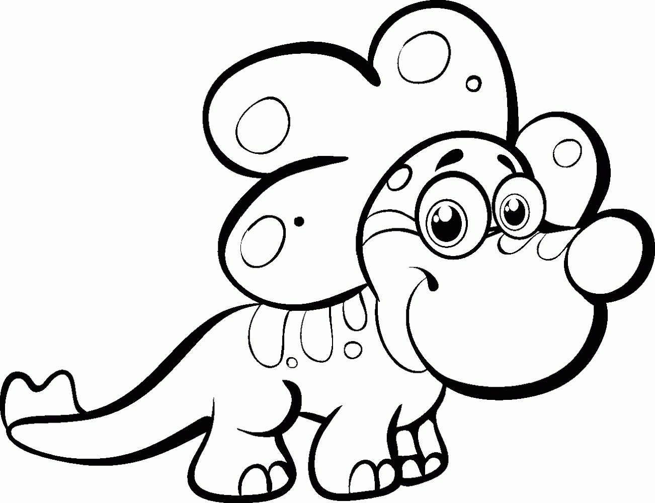 Download Baby Dinosaur Coloring Pages for Preschoolers | Activity ...