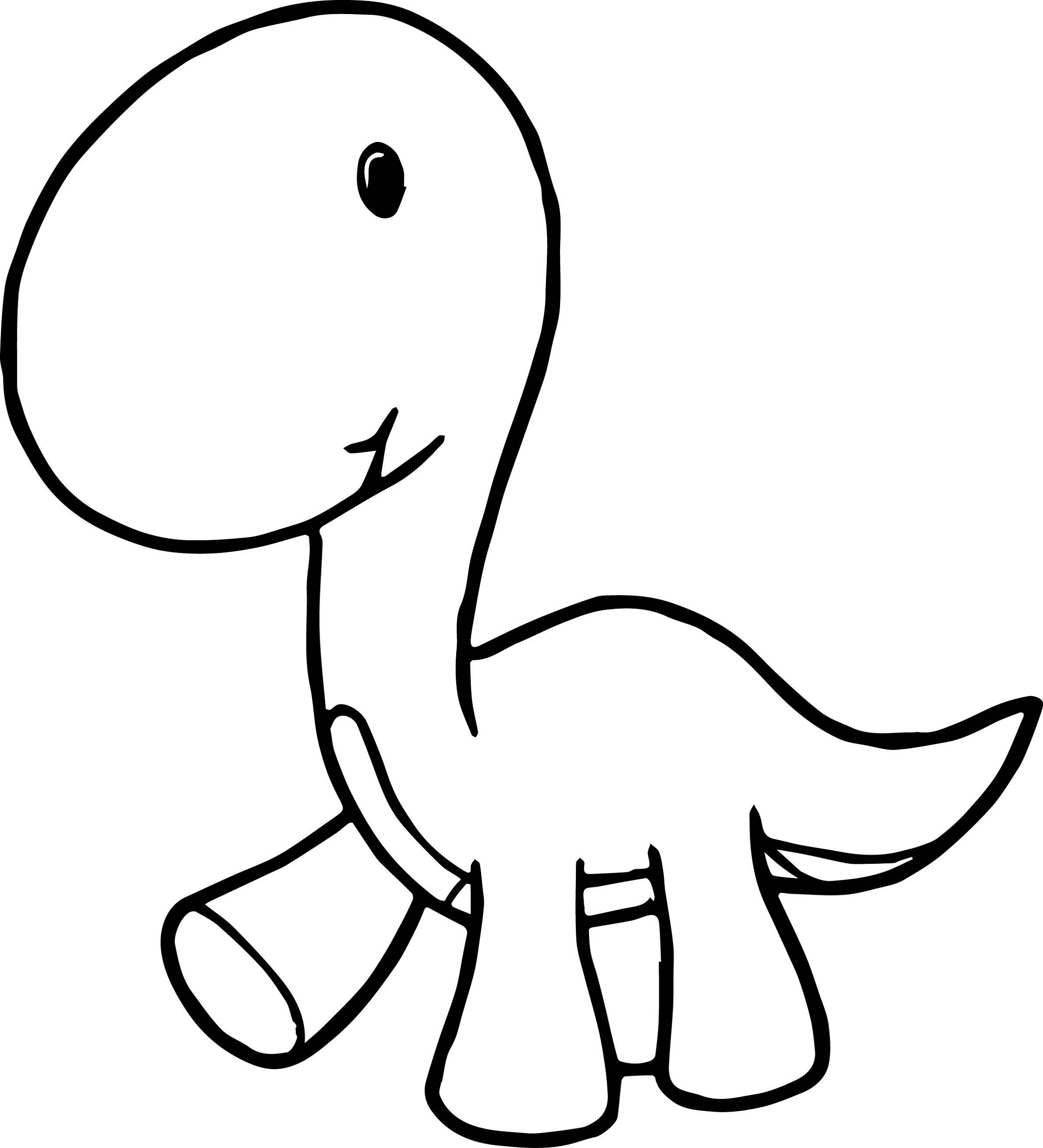 Download Baby Dinosaur Coloring Pages for Preschoolers | Activity ...