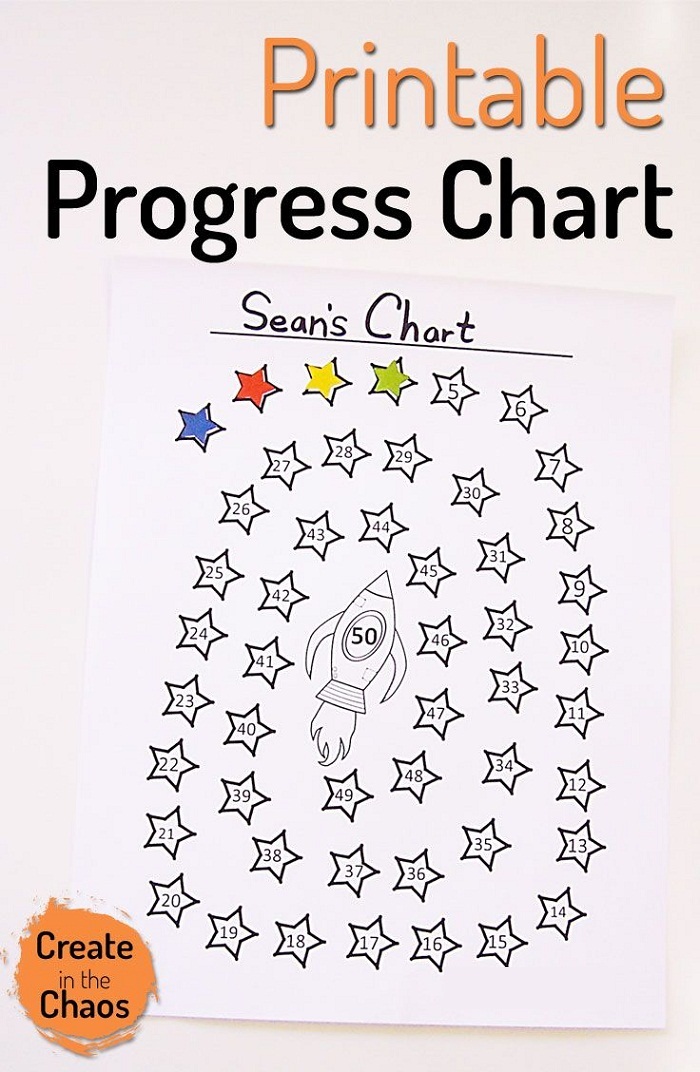 toddler reward chart printable template