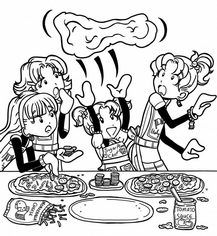 dork diaries coloring pages activity