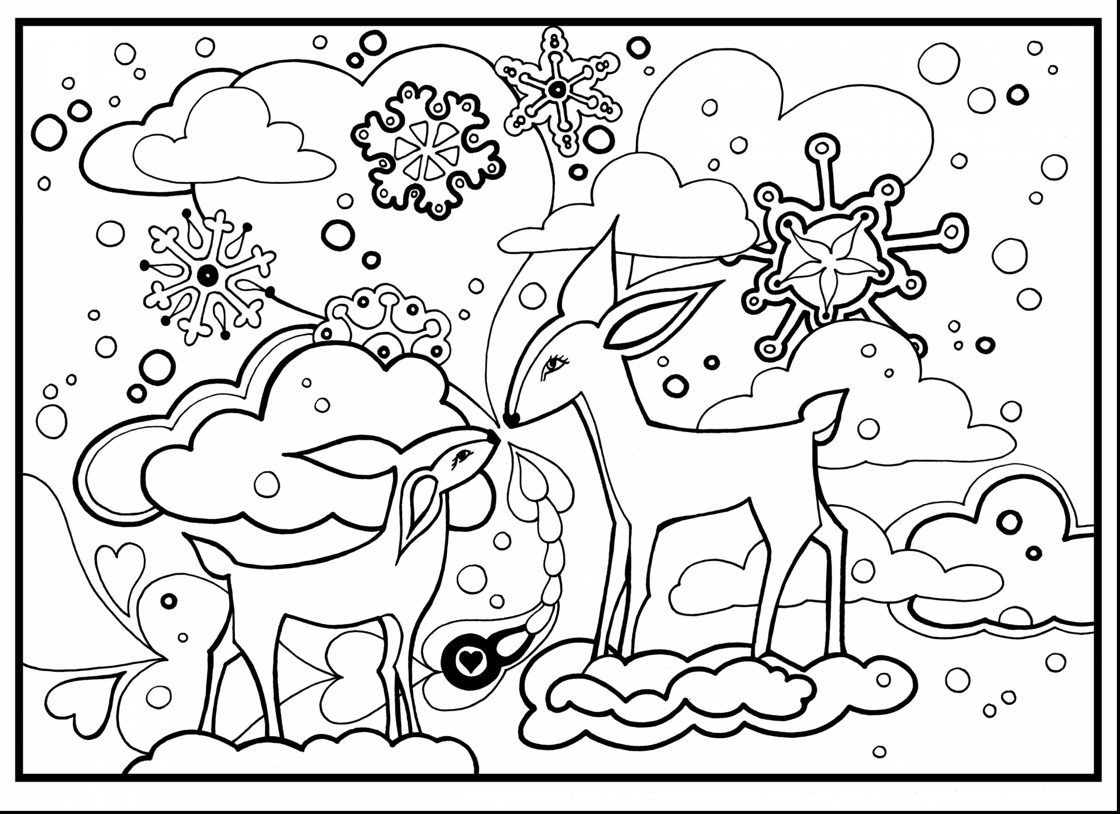 winter wonderland coloring pages cute