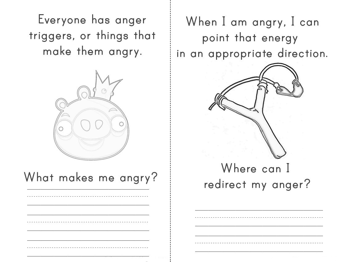 Anger Management Coloring Pages Printable  Activity Shelter Within Anger Management Worksheet For Teens