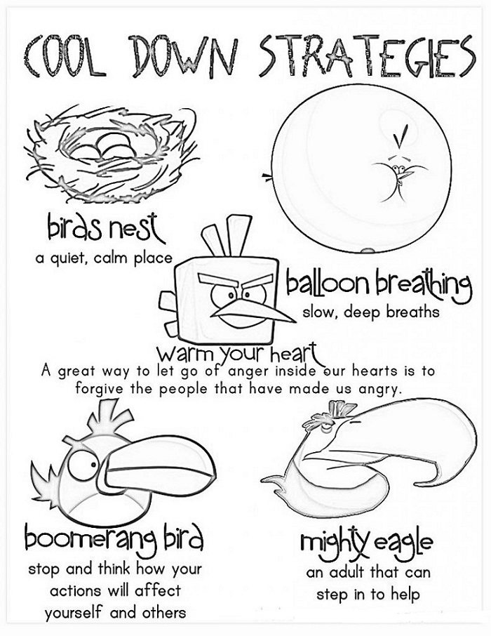 anger management coloring pages strategy