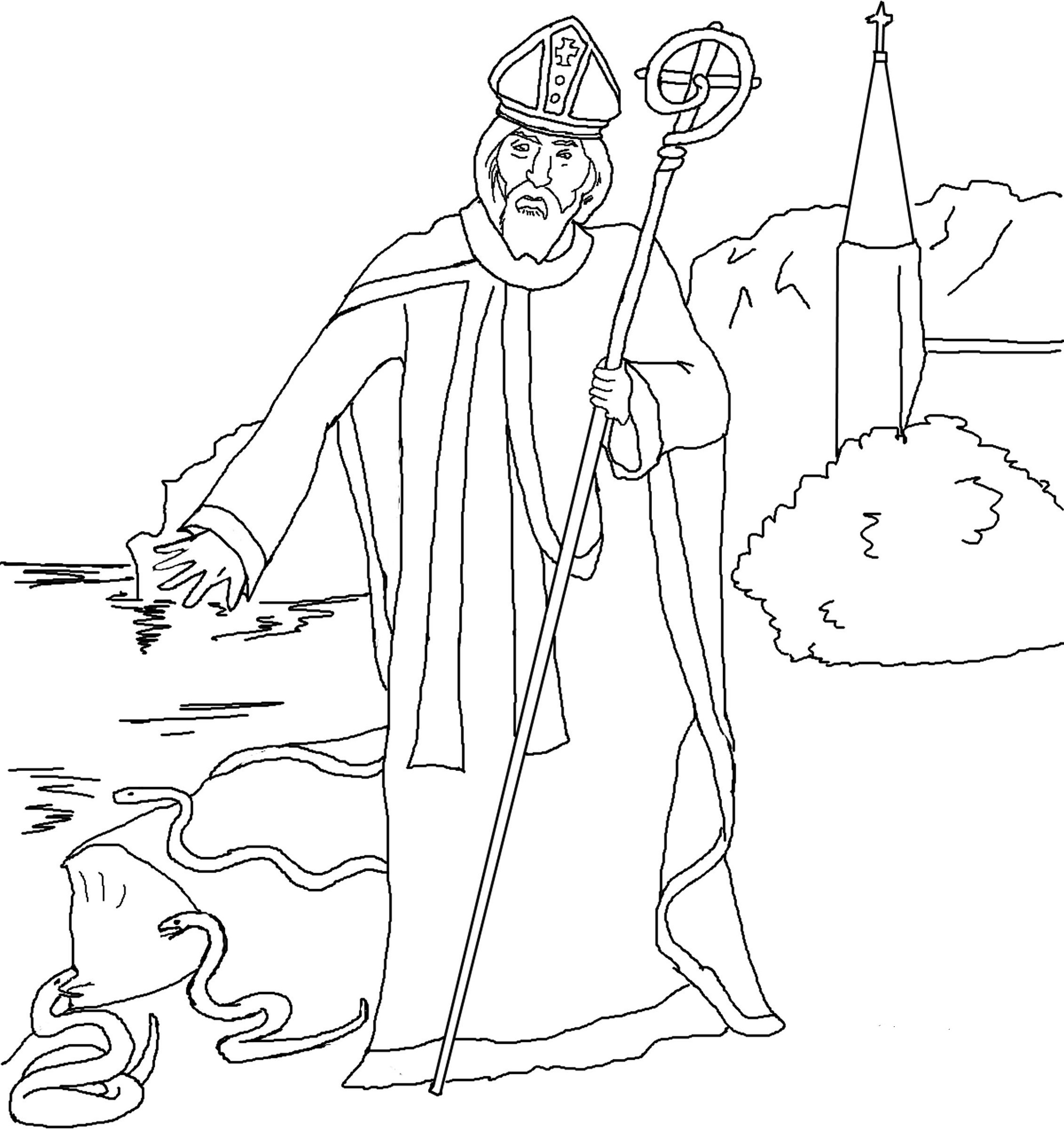 Download All Saints' Day Coloring Page | Activity Shelter