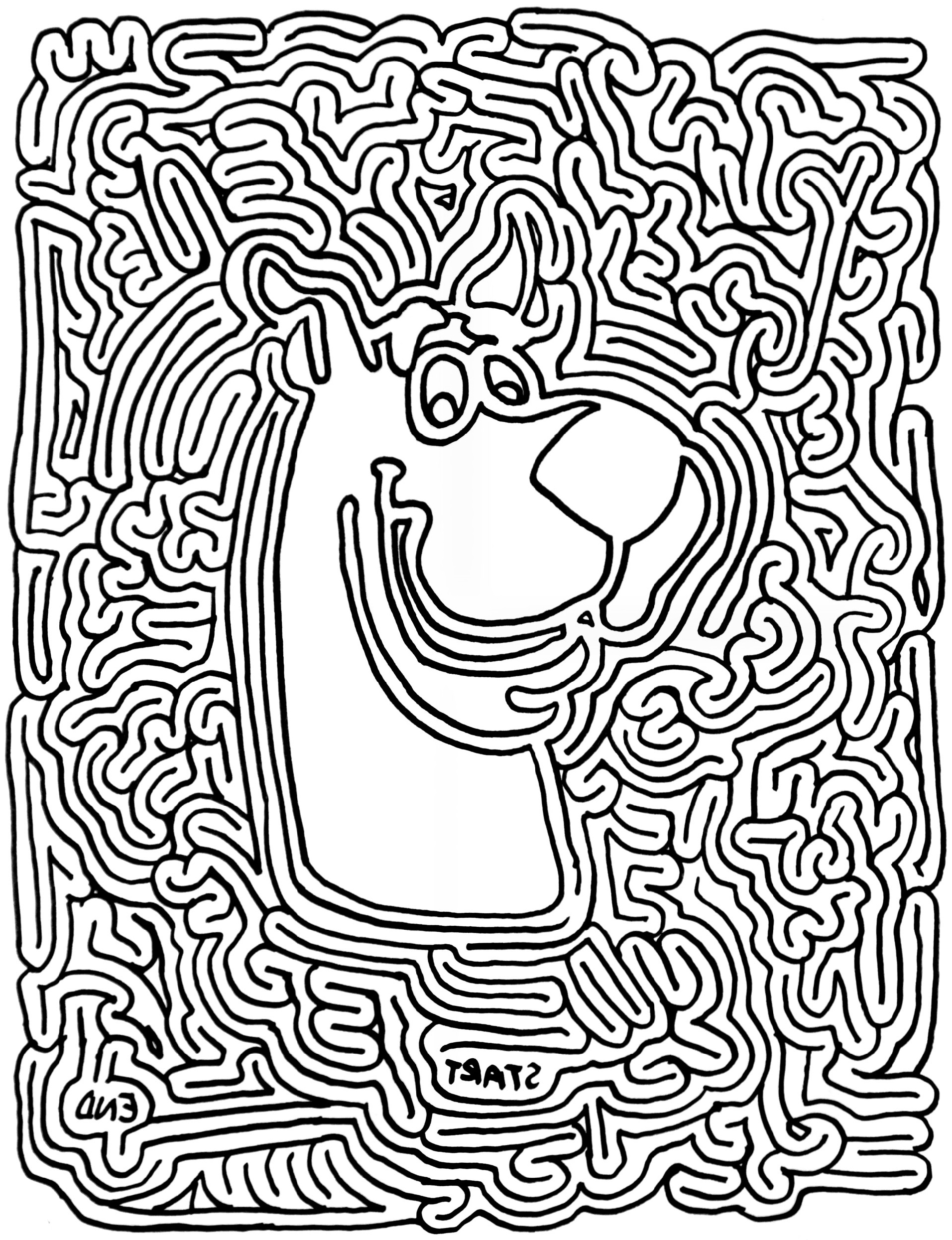 Free Maze Printables Scooby Do