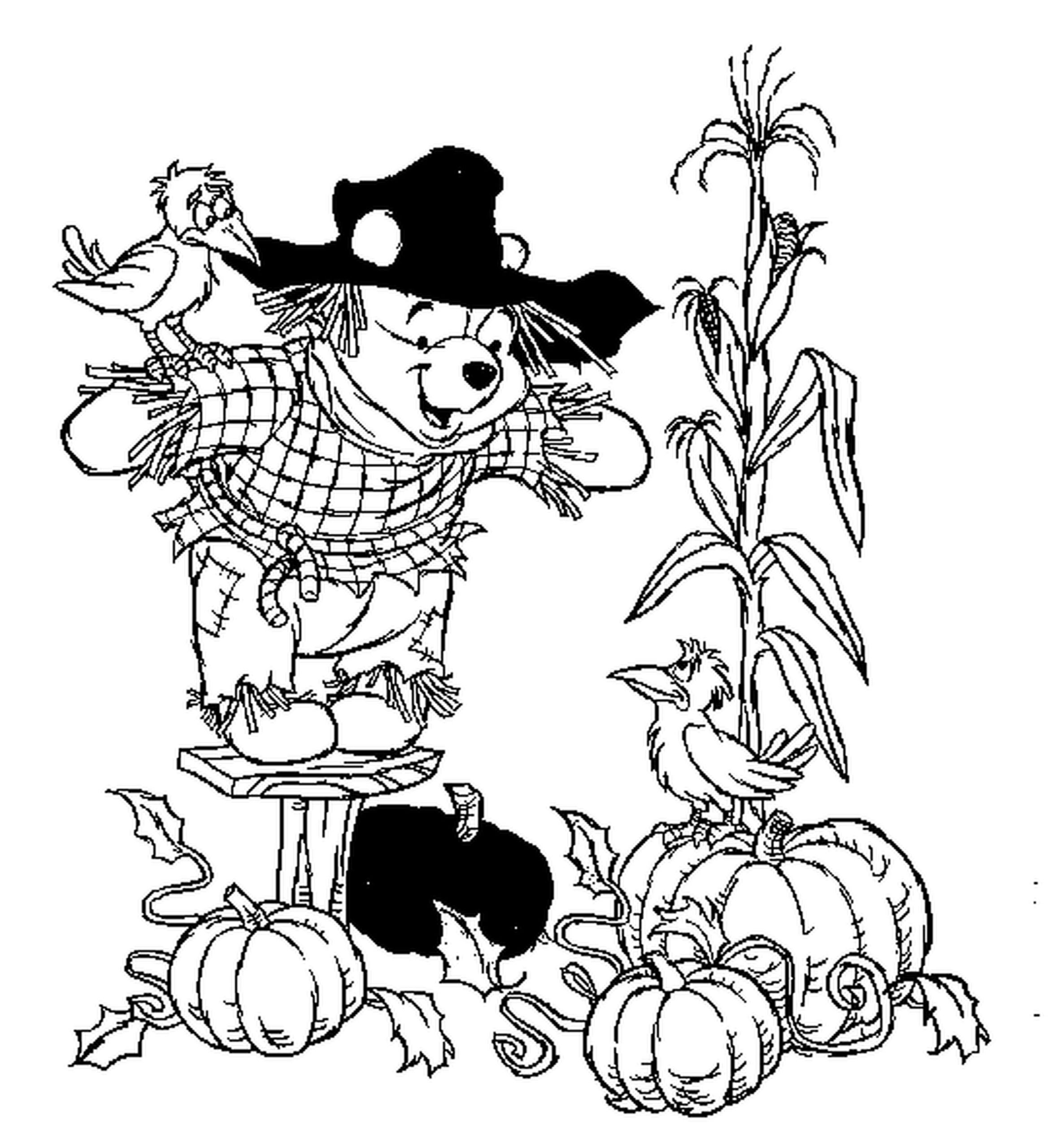 Coloring Sheets Fall Autumn