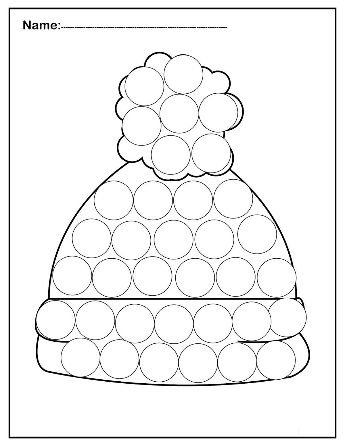 Do A Dot Printables Winter