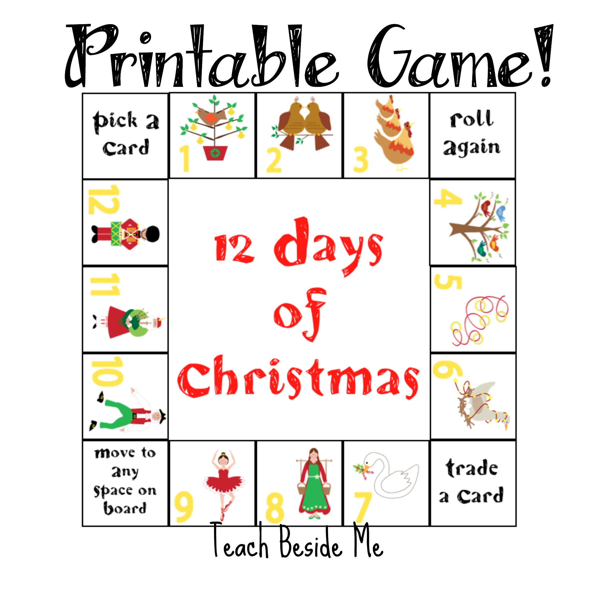 Christmas Worksheets Game