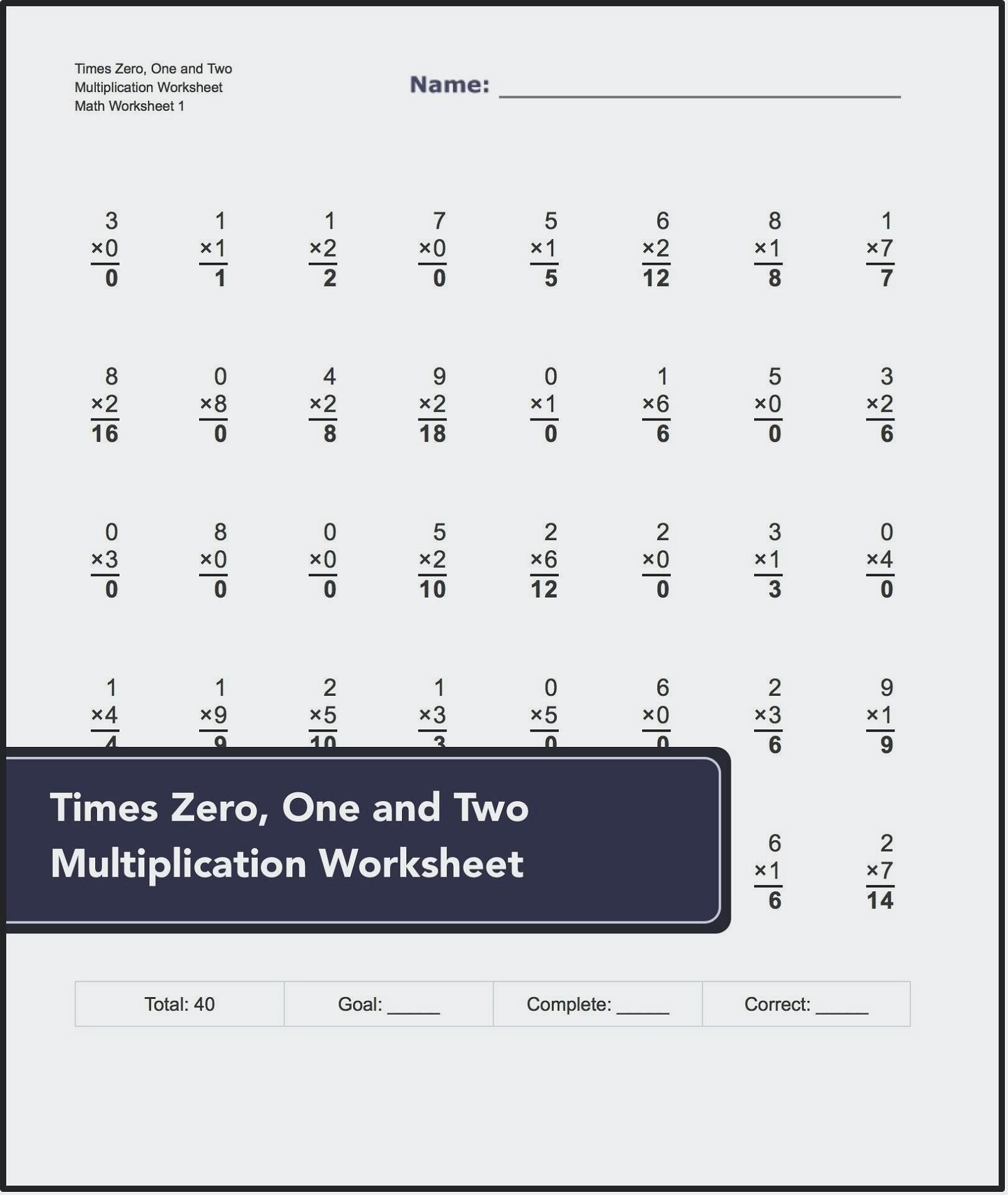 Fraction Multiplication Worksheet Math