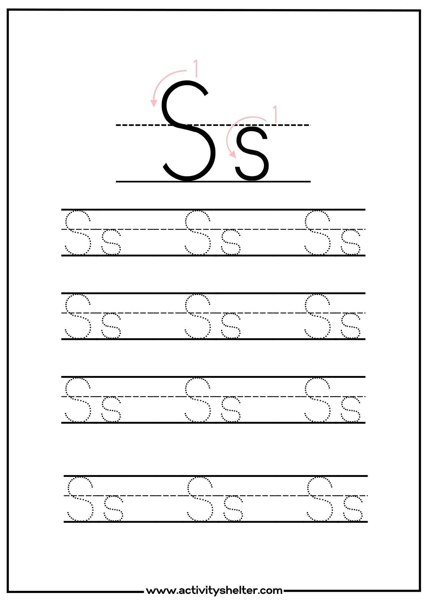 Letter S Printable