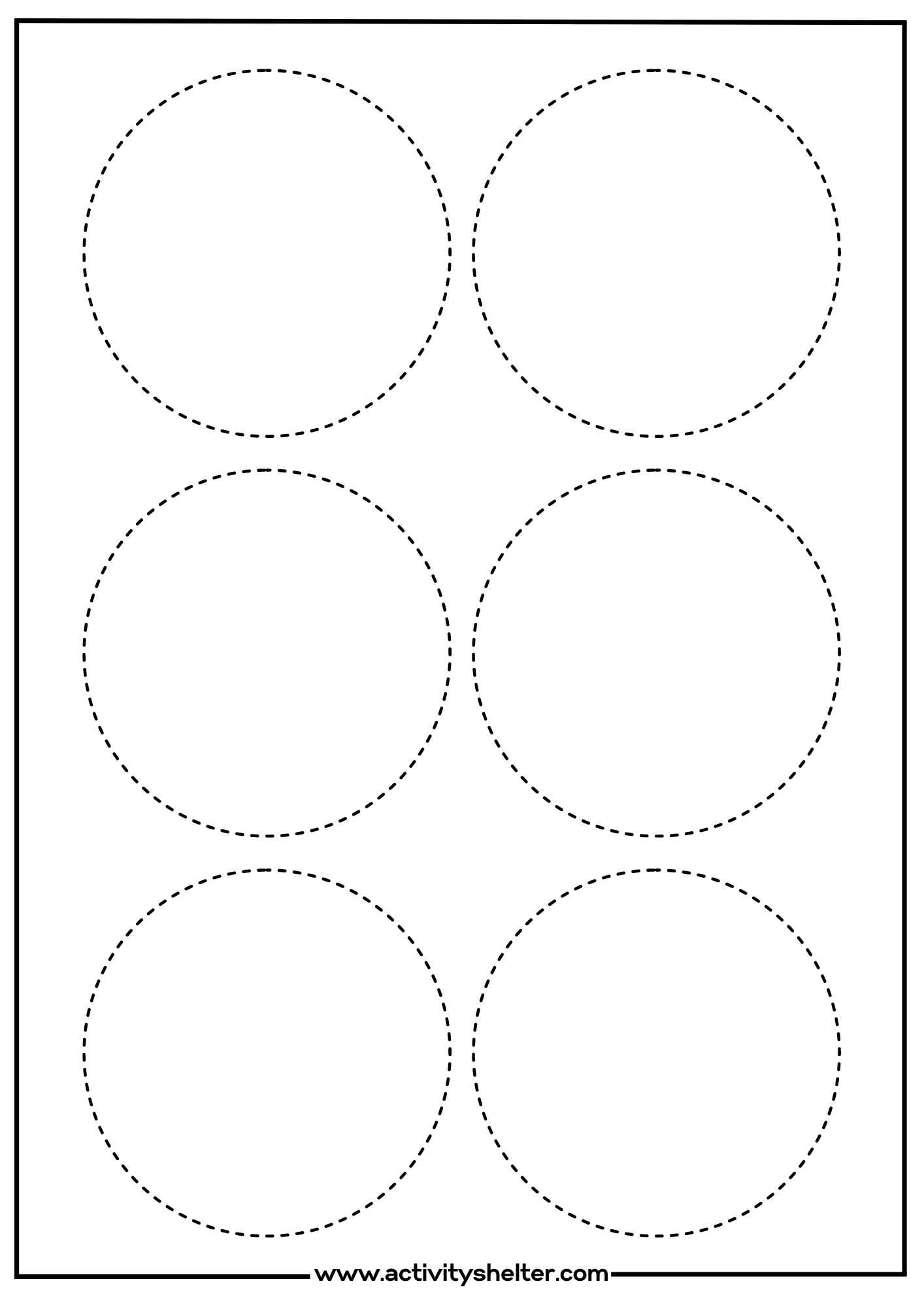 Printable Circle Template