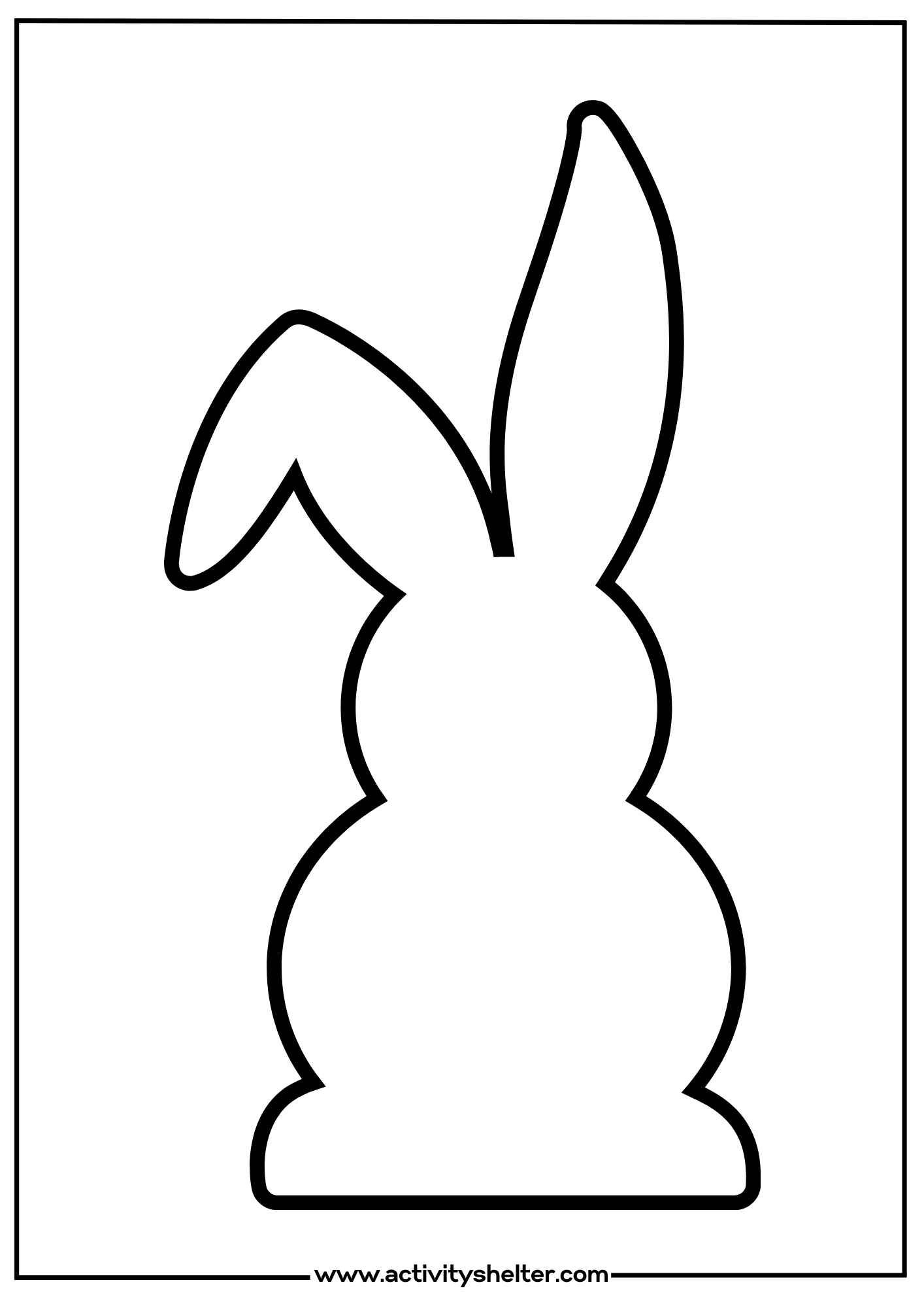 Bunny Template Printable