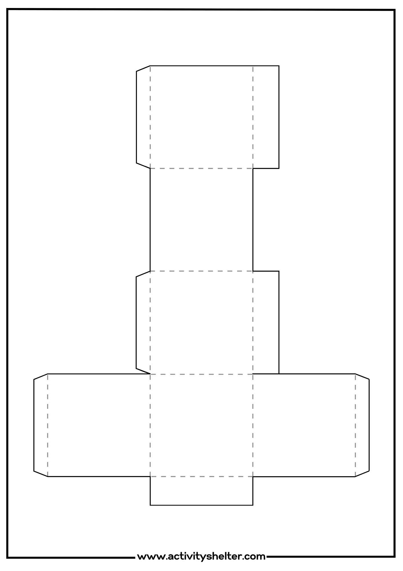 Cube Template Printable