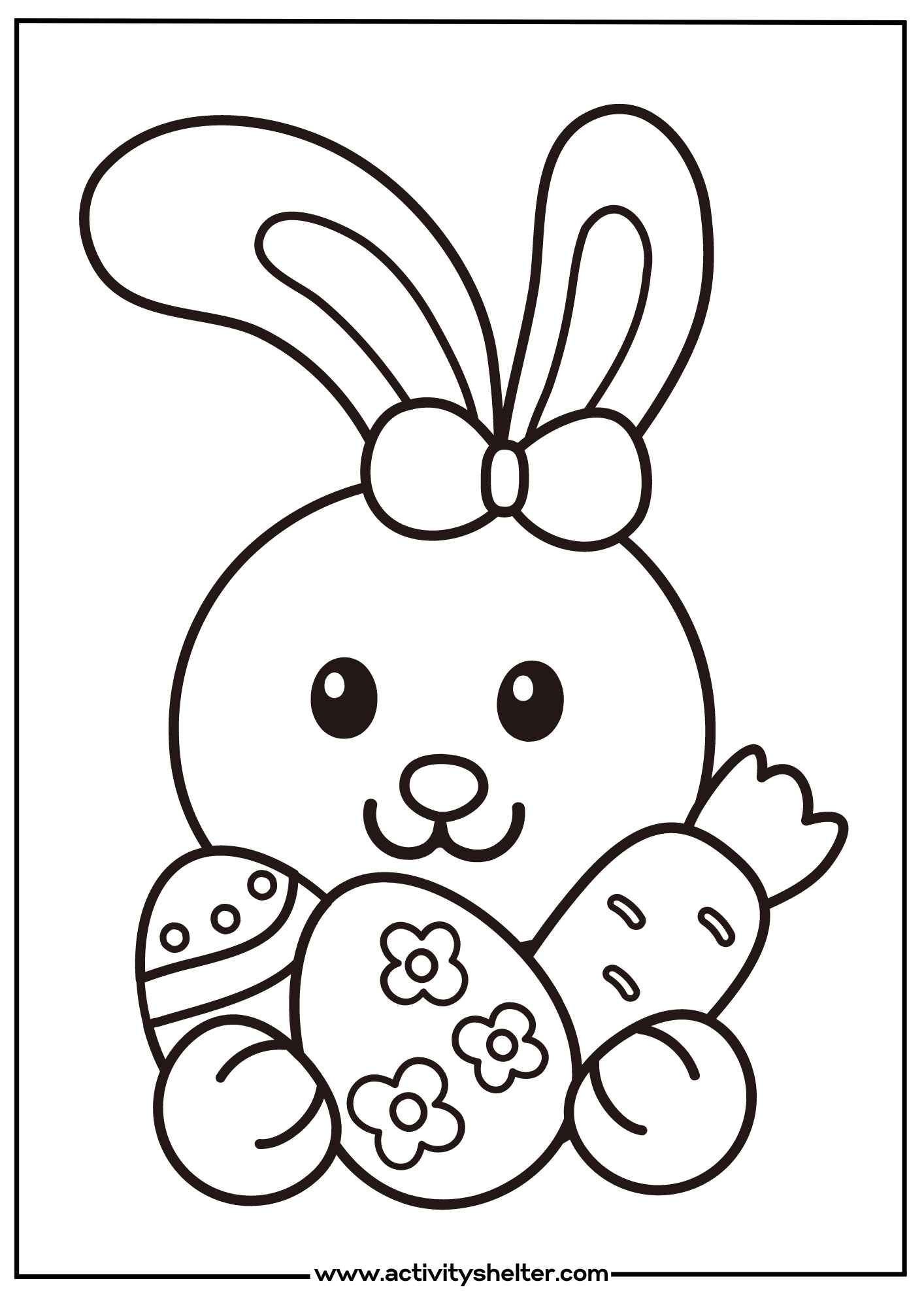 Easter Bunny Template