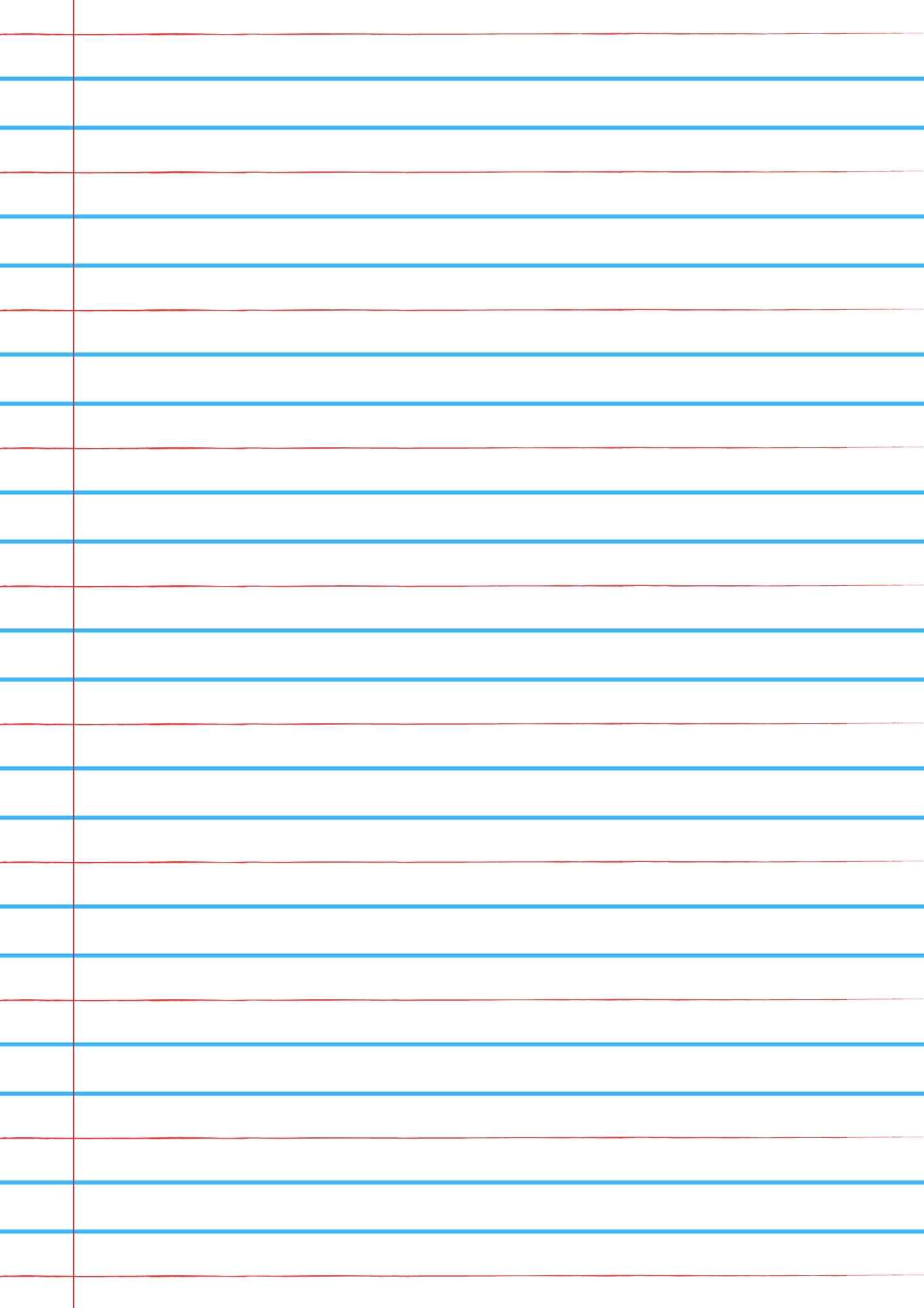 Free Lined Paper Template