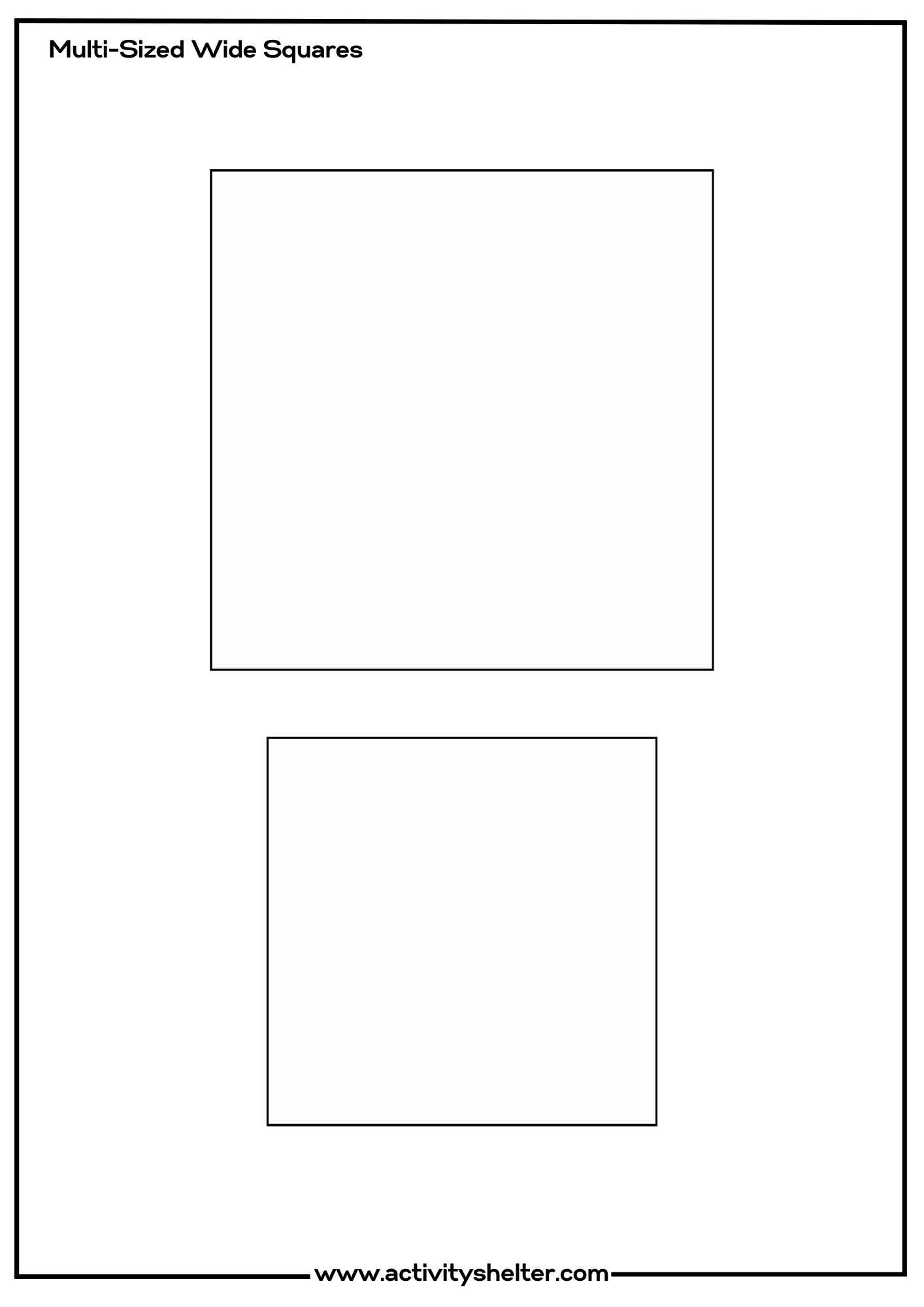 Free Square Template Printable