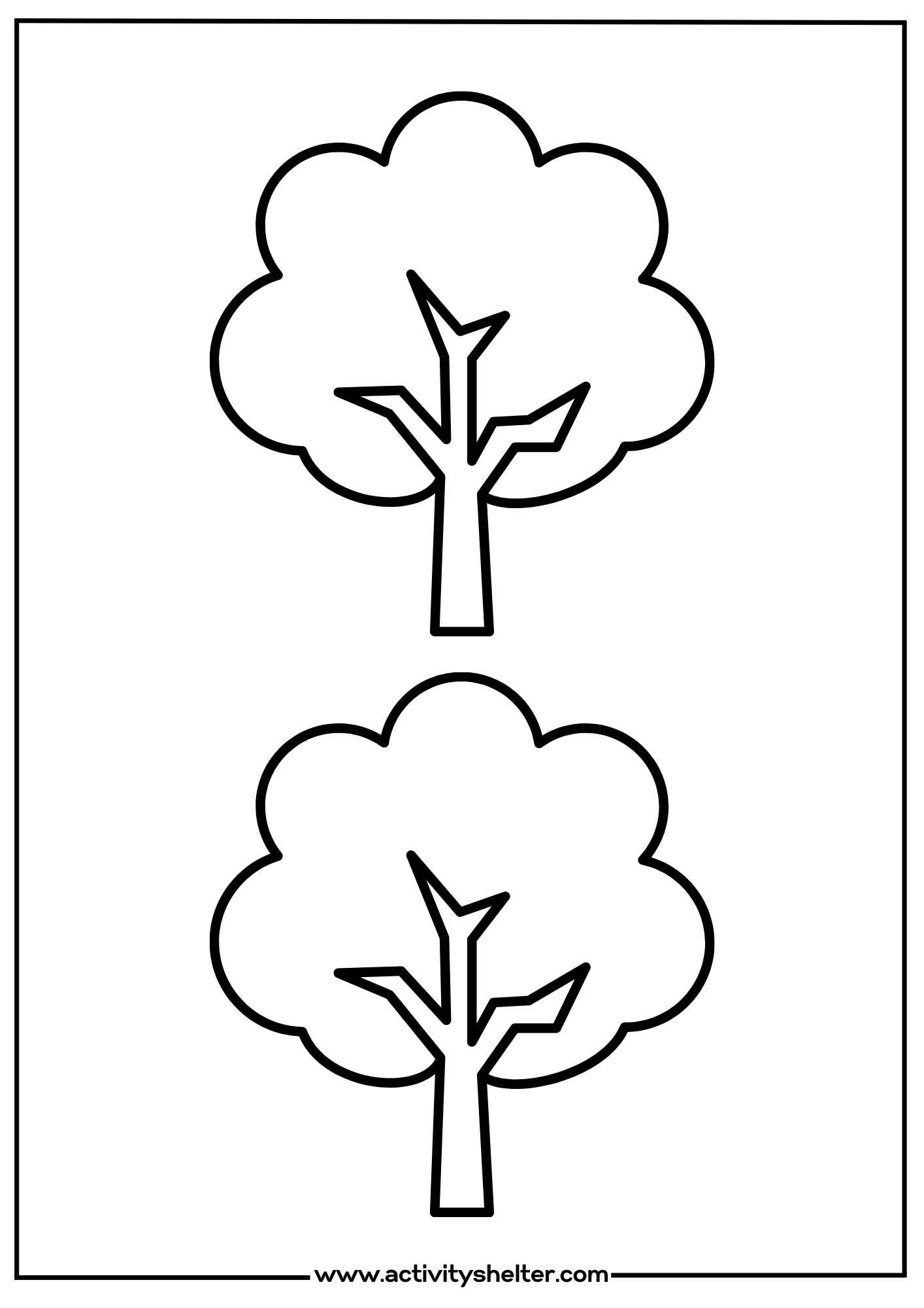 tree templates printable