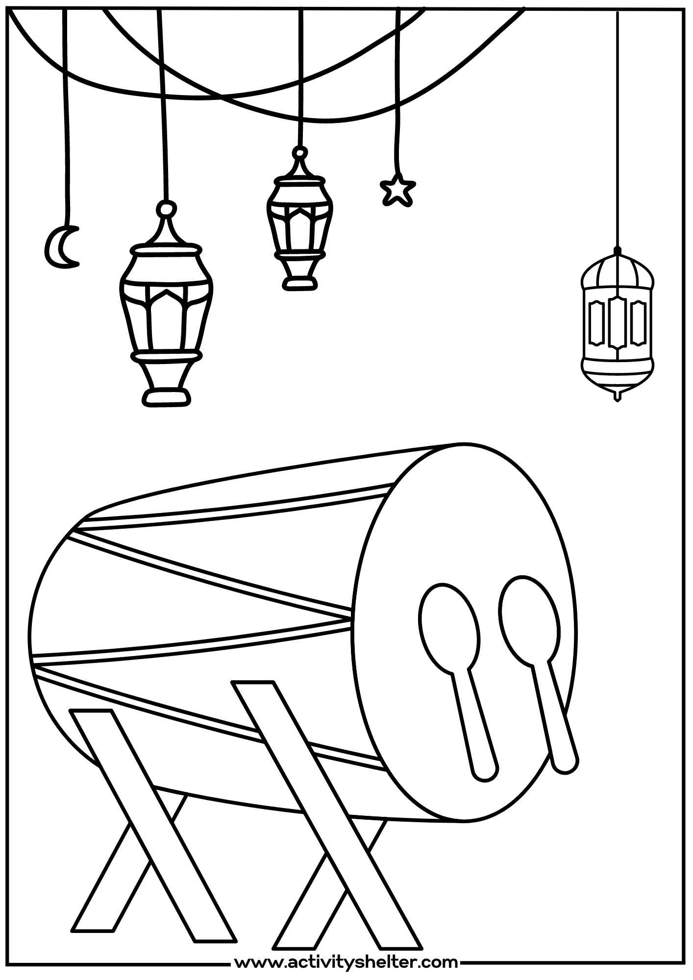 Ramadan Coloring Pages Free